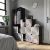 Пластикова складна шафа Storage Cube Cabinet «МР 312-62» Чорна - Зображення 10