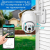 IP Wi-Fi Вулична Камера відеоспостереження A8 (4MP, 360°) – Чорна / Біла - Зображення 5