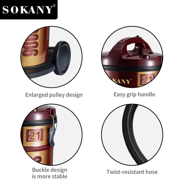 Професійний пилосос Sokany SK-13006  для будівництва, майстерень та дому. - Зображення 9